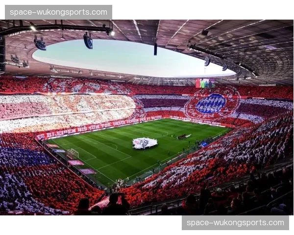 安联球场南看台巨型TIFO致敬即将退役的诺伊尔